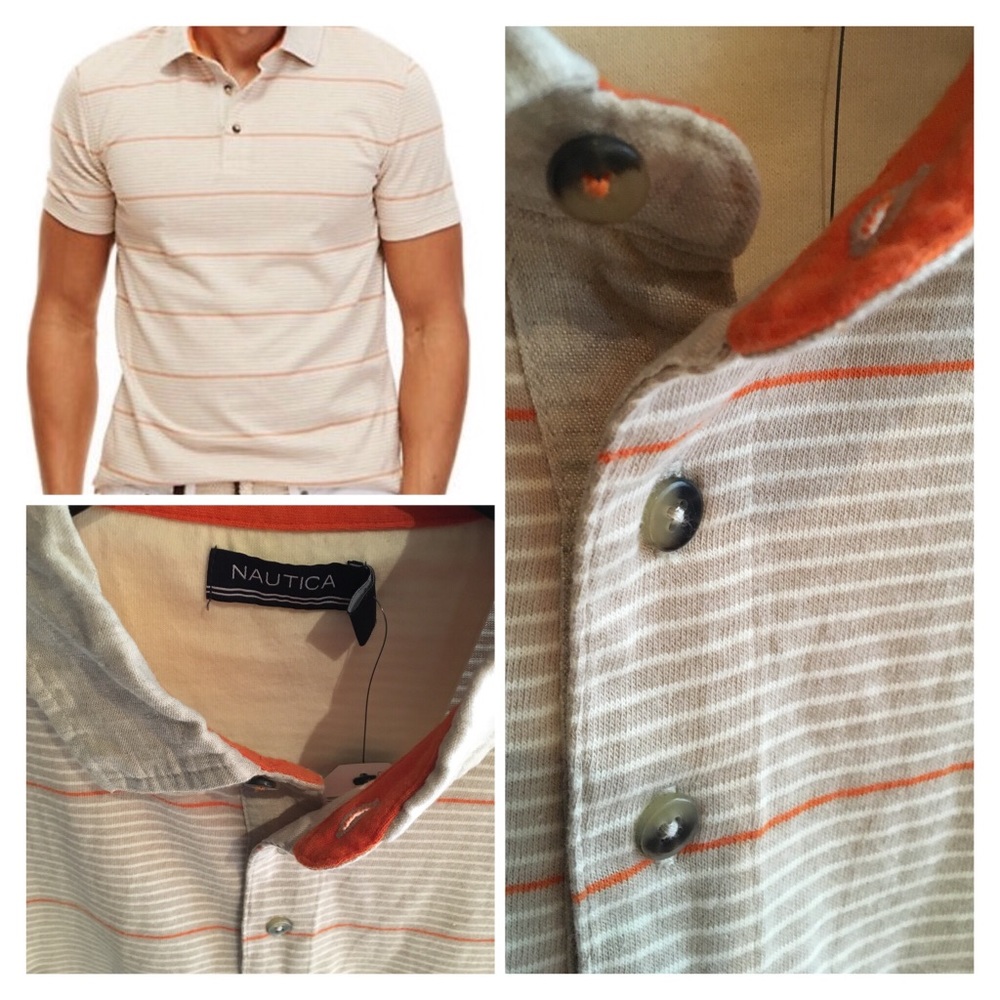 NAUTICA YARN DYED BREATHABLE POLO SHIRT